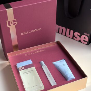 GIFT SET 3 MÓN DG LIGHT BLUE EDT FOR HER